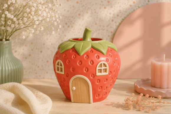 Download Strawberry Cottage Decoration - Decoration Collection