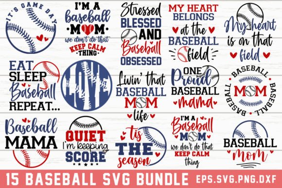 Download Baseball Mom Quotes SVG Bundle, Cricut - Mom quotes svg Collection