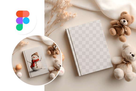 Download Children Book Cover Mockup for Figma - Book cover Collection