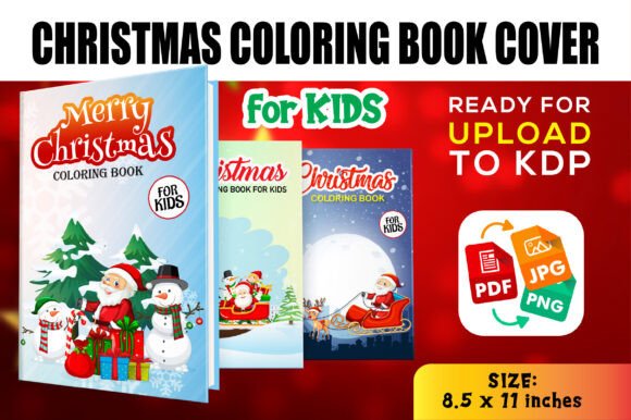 Download CHRISTMAS COLORING BOOK COVER for KIDS - Book cover Collection