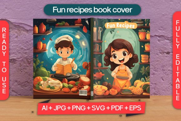 Download Fun Recipes Book Cover for Kids - Book cover Collection