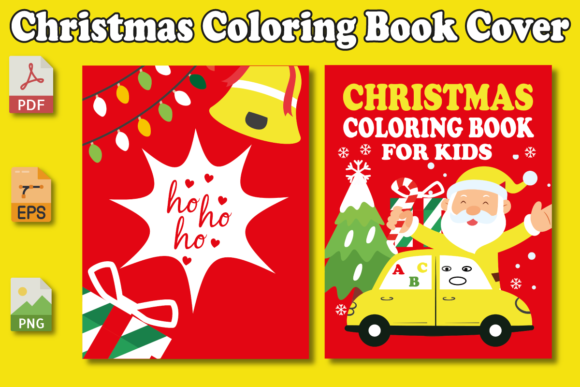 Download Christmas Coloring Book Cover for Kids - Book cover Collection
