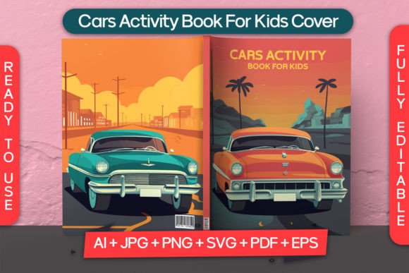 Download Cars Activity Book Cover for Kids - Book cover Collection