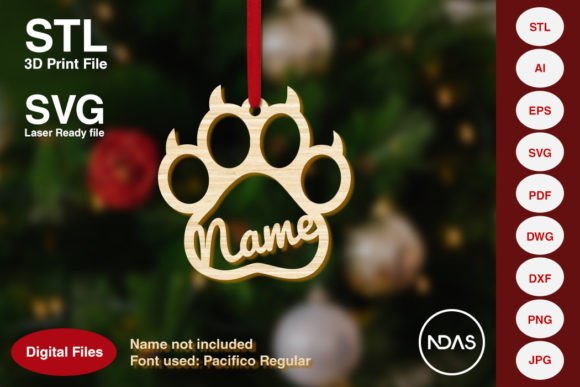 Download Cat Paw Christmas Tree Decoration Plane - Decoration Collection