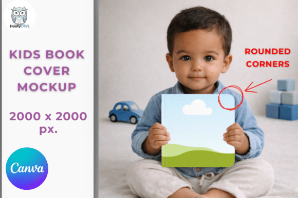 Download Kids Book Cover Mockup - Canva - Book cover Collection