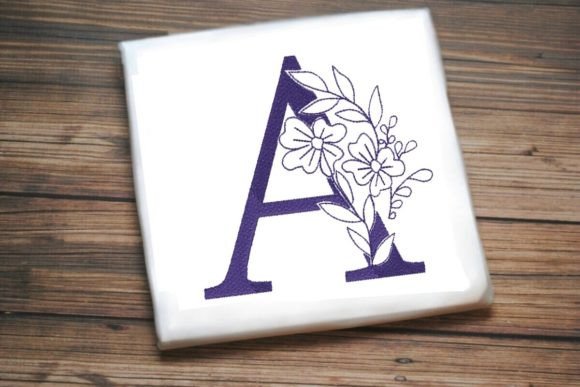 Download A Floral Monogram Alphabet Decoration - Decoration Collection