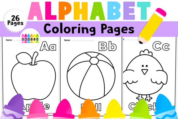 Download Alphabet Coloring Pages for Preschoolers - Premium Resources