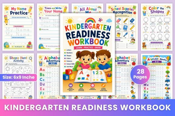 Download Kindergarten Readiness Workbook - Premium Bundle