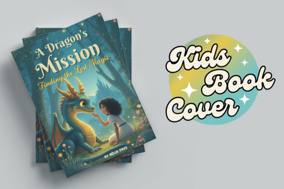 Download Kids Book Cover a Dragons Mission - Book cover Collection